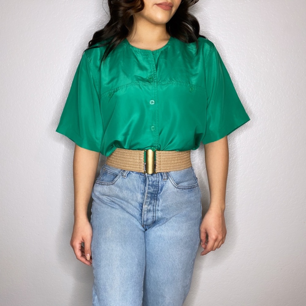 Vintage 70s Summerfield Silky Harry Styles Shirt